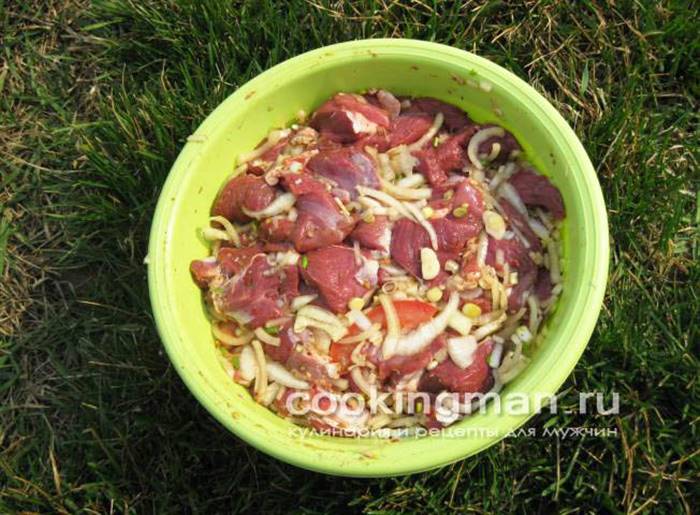 шашлик із баранини